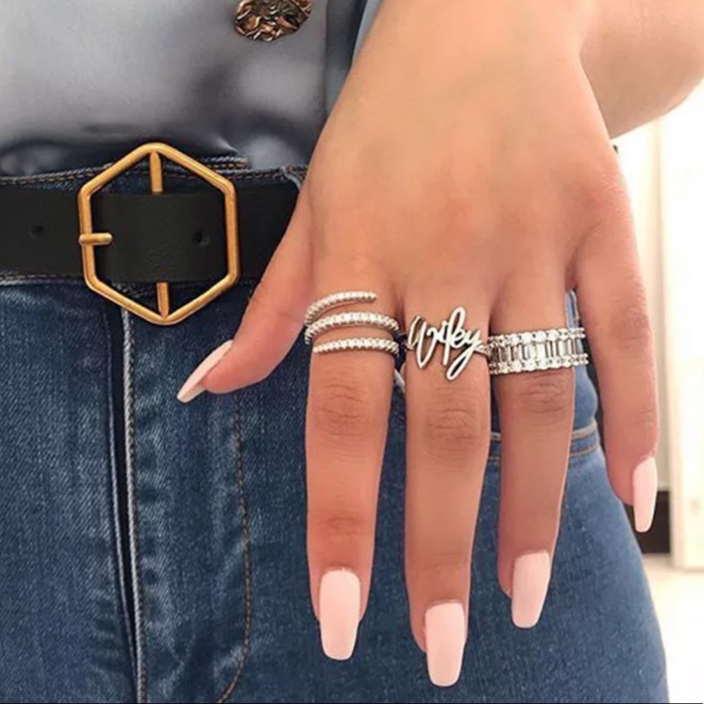 NEW 925 STERLING SILVER DIAMOND RING - Picture 3 of 6